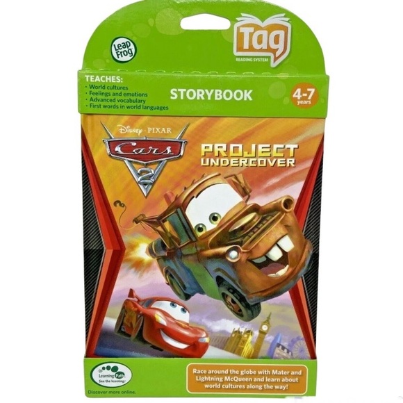 Leap Frog Learn to Read Tag Interaction Disney Cars Story Book (a… - Picture 3 of 3